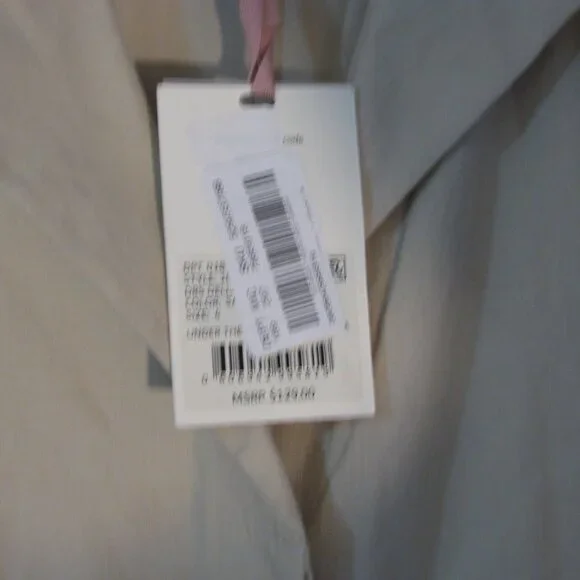 Alex Marie Sand Tan Romper Sz 4 NWT $129 Button Up One Piece Shorts Linen Blend - Picture 3 of 7